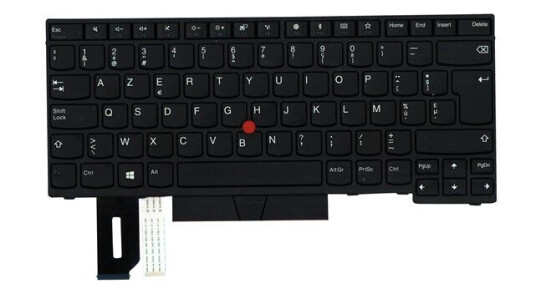 Lenovo Chicony CMFNBL-85B0 - Brbart tastatur - til utskifting - Belgisk - Svart