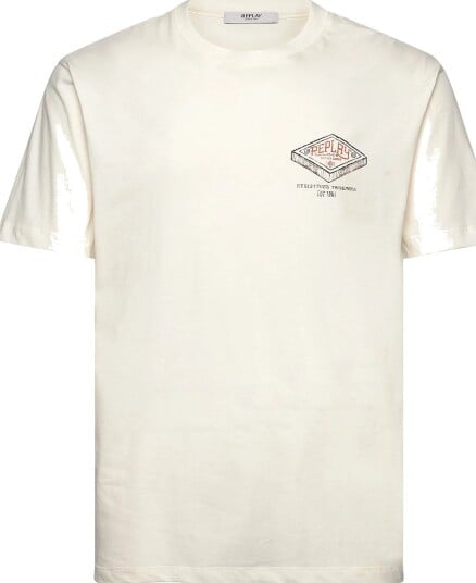 Replay T Shirt Relaxed WHITE L