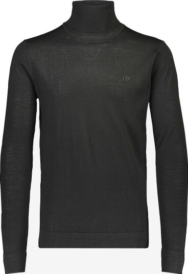 Lindbergh Pologenser Merino Knit Roll neck Svart