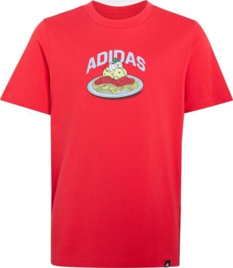 adidas Pasta Graphic T shirt Junior størrelse 140 cm