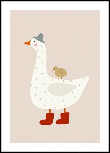 Gooseandgoslingno02 Plakat Plakat / 70x100cm Gooseandgoslingno02 Plakat Plakat / 70x100cm