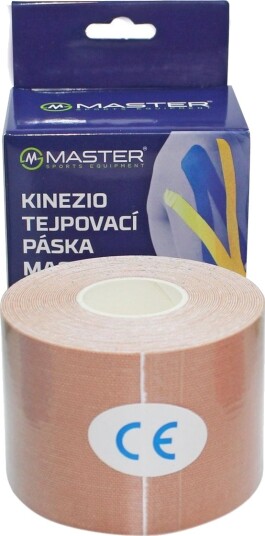 Master Kinesiologisk Tape Master 5 Cm X 5 M Brun