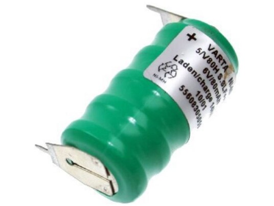 Varta V5/80H-Slf ++/- Genopladeligt Knapcellebatteri 80H Nimh 80 Mah 6 V 1 Stk