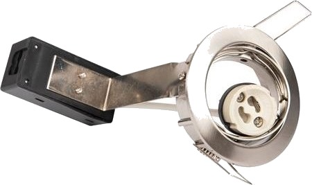 Zamax Downlight 35W Ø83 Mm Børstet Stål Fatning Gu10 Kipbar   Standard