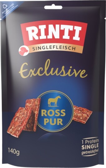 Rinti Singleprotein Exclusive Snack Sparepakke Ren Hest 3 X 140 G Rinti Singleprotein Exclusive Snack Sparepakke Ren Hest 3 X 140 G
