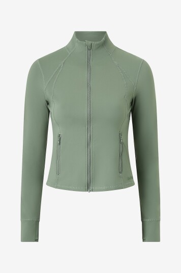 Björn Borg - Treningstrøye Borg Soft Zip Midlayer - Grønn Björn Borg - Treningstrøye Borg Soft Zip Midlayer - Grønn