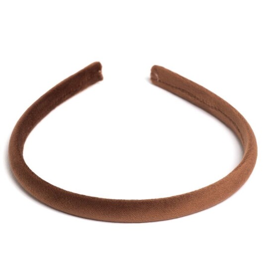 DARK Velvet Hair Band Thin Cognaq DARK Velvet Hair Band Thin Cognaq