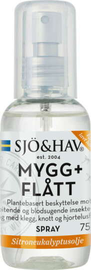 Sjö & Hav Mygg+Flått Spray 75 ml, Nocolour