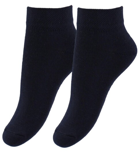 Fuzzies Ankelsokker 2 pack Navy 31/34 Sokker Blå 31 34
