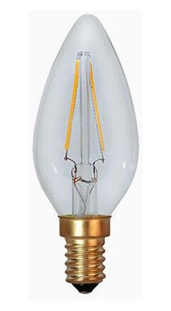 Star Trading Decoration LED Klar filament Mignon E14 2100K 1,5W (15W) Star Trading Decoration LED Klar filament Mignon E14 2100K 1,5W (15W)