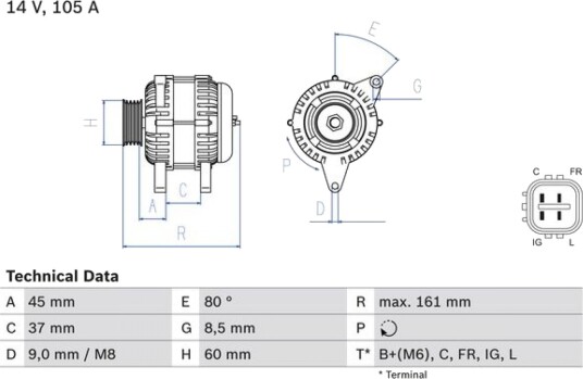 Dynamo BOSCH 0 986 082 410