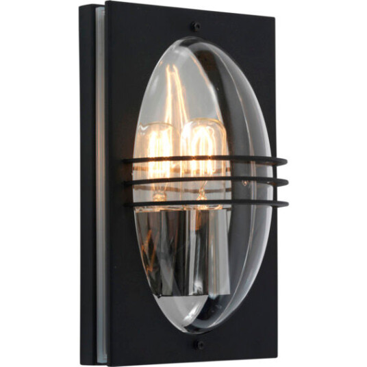 MS Belysning Frogner Utelampe Vegg Sort 1x40w E27 IP44 - 3100001887 MS Belysning Frogner Utelampe Vegg Sort 1x40w E27 IP44 - 3100001887