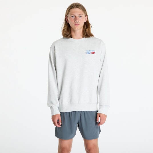 New Balance Athletics Premium Logo Crew Grey XL New Balance Athletics Premium Logo Crew Grey XL