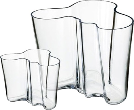 Iittala Alvar Aalto Collection Vase Gavesett 160+95 mm Klar Iittala Alvar Aalto Collection Vase Gavesett 160+95 mm Klar