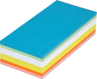 Maul 6394199 Blå Grønn Oransje Rød Hvit Gult 150 G/M² 205 Mm 95 Mm 250 Stykker