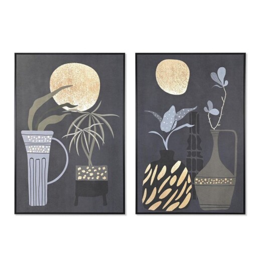 Dkd Home Decor Maleri Dkd Home Decor 83 X 4,5 X 123 Cm Vase Kolonial (2 Enheter)