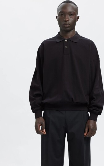 Annarr Anrarchel Ls Polo Sweat Navy XXL