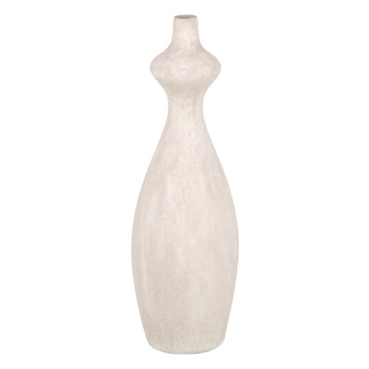 Bigbuy Home Vase Krem Keramikk Moderne 13 X 13 X 60 Cm