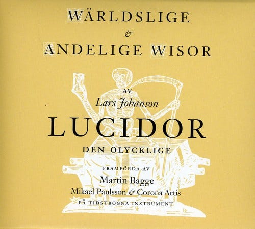 Martin Bagge Warldslige & Andelige Wisor CD Martin Bagge Warldslige & Andelige Wisor CD