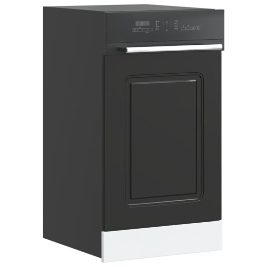  Oppvaskmaskin panel Kalmar svart 45x1,5x67 cm konstruert tre 8721158419941