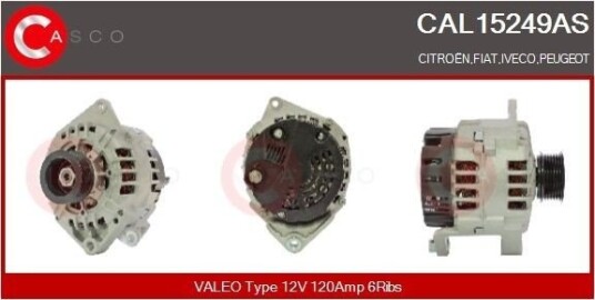 CASCO CAL15249AS Dynamo CASCO CAL15249AS Dynamo