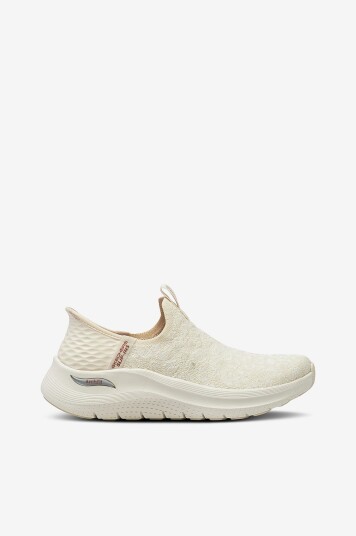 Skechers Joggesko Arch Fit 2.0 Slip ins Hvit Skechers Joggesko Arch Fit 2.0 Slip ins Hvit