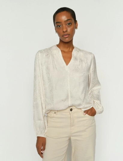 MOS MOSH Mmhefa Paisleya Blouse Cream S