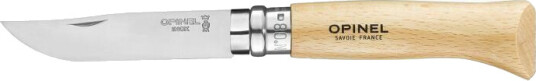 Opinel N°08 Lommekniv 8,5 cm Rustfritt Stål med Bøketre Håndtak Opinel N°08 Lommekniv 8,5 cm Rustfritt Stål med Bøketre Håndtak