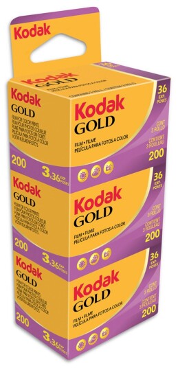 Kodak Gold 200 135 film 36 Bilder x 3