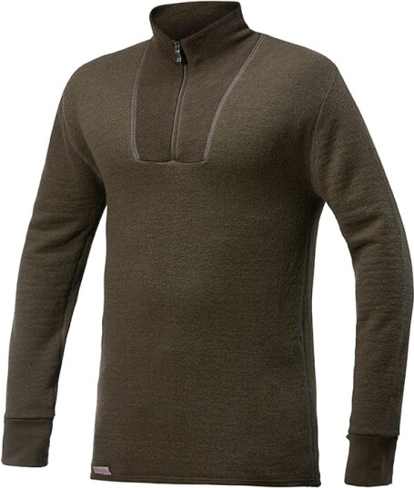 Woolpower Zip Turtleneck 200gr Pine Green XXL Woolpower Zip Turtleneck 200gr Pine Green XXL