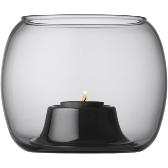 Iittala Kaasa Lyslykt 141x115mm Grå Iittala Kaasa Lyslykt 141x115mm Grå