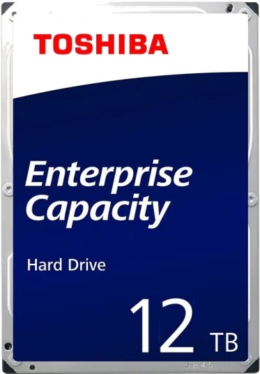 Toshiba Enterprise Capacity 512e 12tb 3.5" 7,200rpm Sata-600