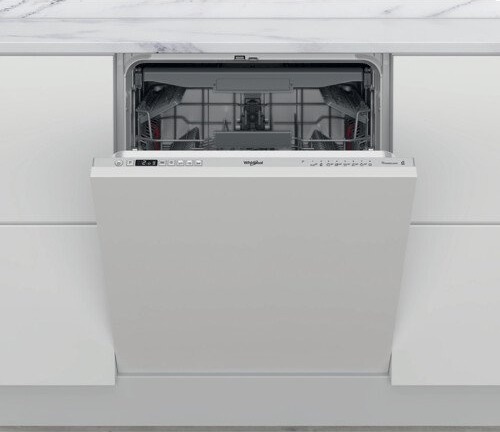 Whirlpool WIC3C34PFES Helintegrert oppvaskmaskin 14 kuvert Sølv