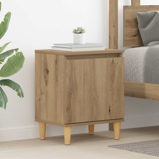  Artisan Oak Nattbord Artisan eik MDF 40 x 30 x 50 cm Nattbord
