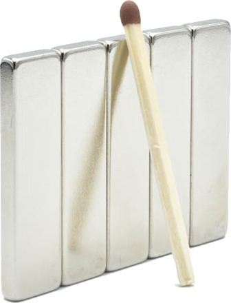 SuperMagneter Blokkmagnet 40 X 10 X 4 Mm - Kraftig Neodym Magnetplate