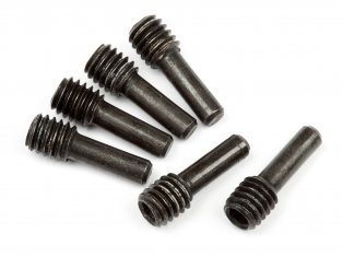 HPI-86094 Screw Shaft M4*2.5*12mm(Black/6pcs)