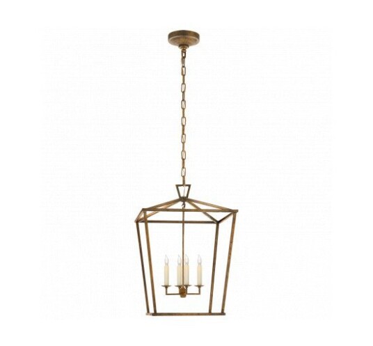 Darlana Medium Lantern Gilded Iron Darlana Medium Lantern Gilded Iron