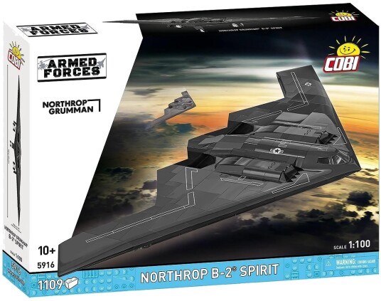 Cobi 5916 B-2 Spirit Bomber Byggefly 1109 Deler Cobi 5916 B-2 Spirit Bomber Byggefly 1109 Deler