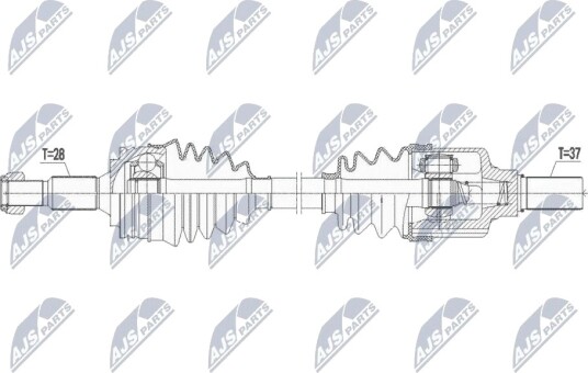 Nty Drivaksel NTY NPW PE 067