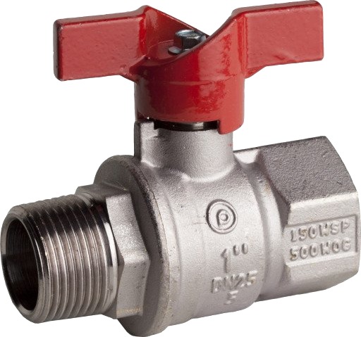 Pettinaroli 1/4" TEA Kuleventil med T-Greb for Hydraulikk