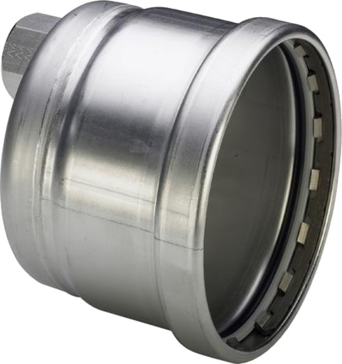 108,0 mm x 3/4" Sanpress Inox endehylse