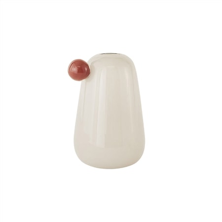 Inka Vase Liten Hvit