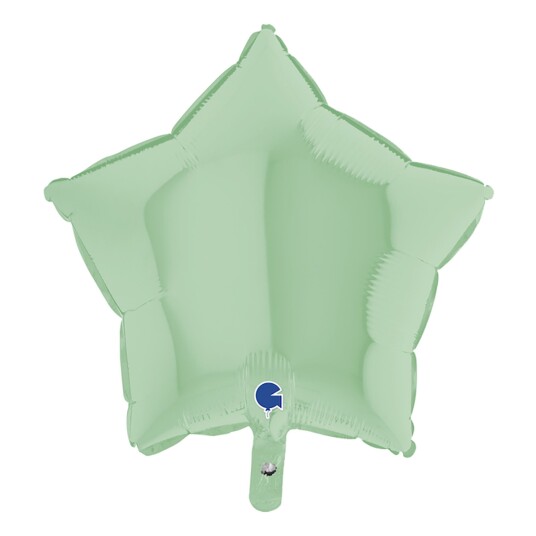 Ballongkungen AB Folieballong Stjerne Pastellgrønn Matt - 91 cm