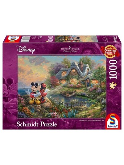 Schmidt Puzzle - Thomas Kinkade: Disney - Sweethearts Mick
