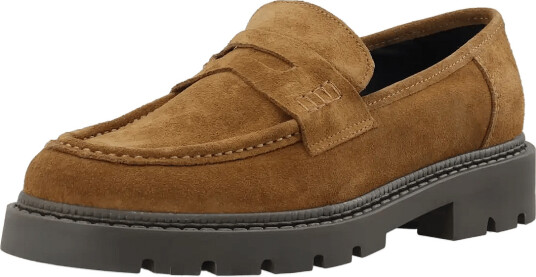 Bianco Biajeff Penny Loafer Oily Suede Brown 40