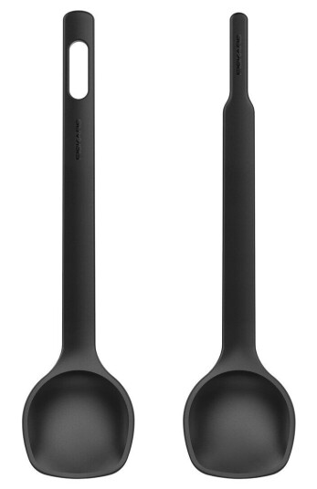 Fiskars Functional Form salatbestikk 2-pakning Svart Fiskars Functional Form salatbestikk 2-pakning Svart