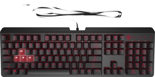 HP OMEN 1300 Gaming Tastatur med USB tilkobling - Brun