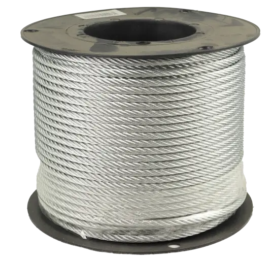 CAL Wire - 6X19 - Spole - Galvanisert - 6 mm - 100 meter
