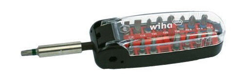 Wiha CroCo 17 Deler Bitsskrutrekkersett med Magnetisk Bitholder