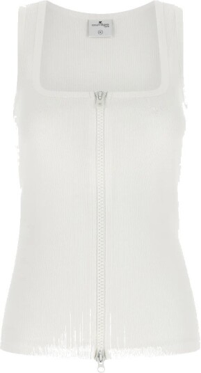 Courrèges Dame Topper Hvit S,